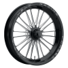Weld RPM Frontrunner 17x2.15 / Anglia Spindle / 0 BS - Gloss Black Milled - Non-BL Wheel