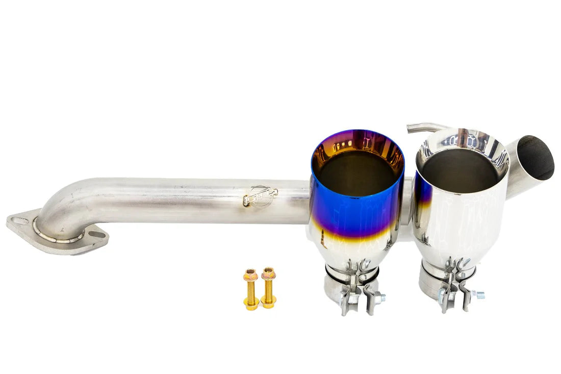 Stainless Steel Axle Back Muffler Delete - 2022+ Toyota GR86 / Subaru BRZ