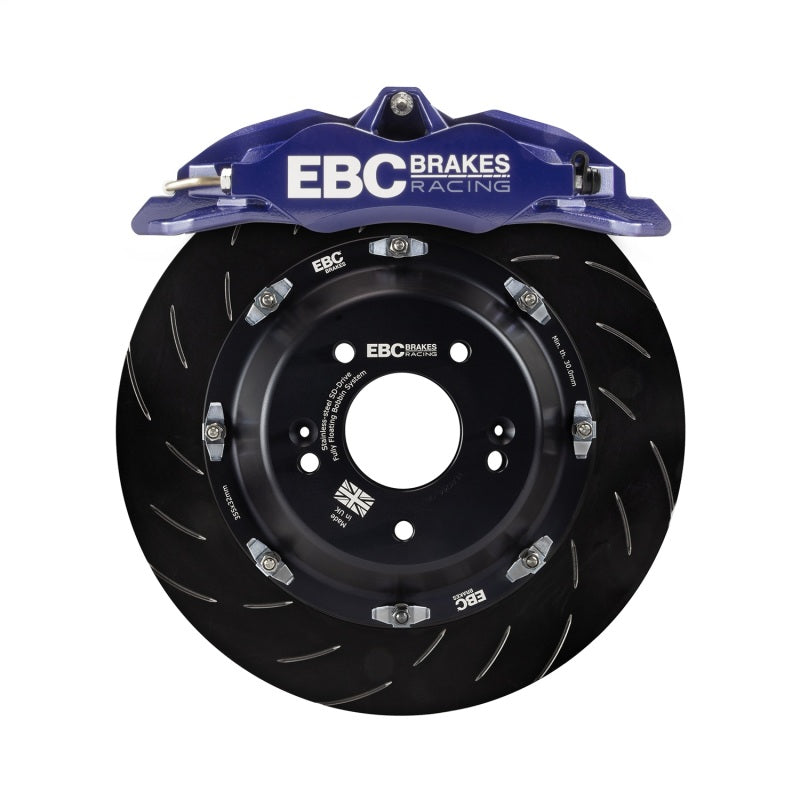 EBC Racing Blue Apollo-4 Calipers 355mm Rotors Front Big Brake Kit/ 22+