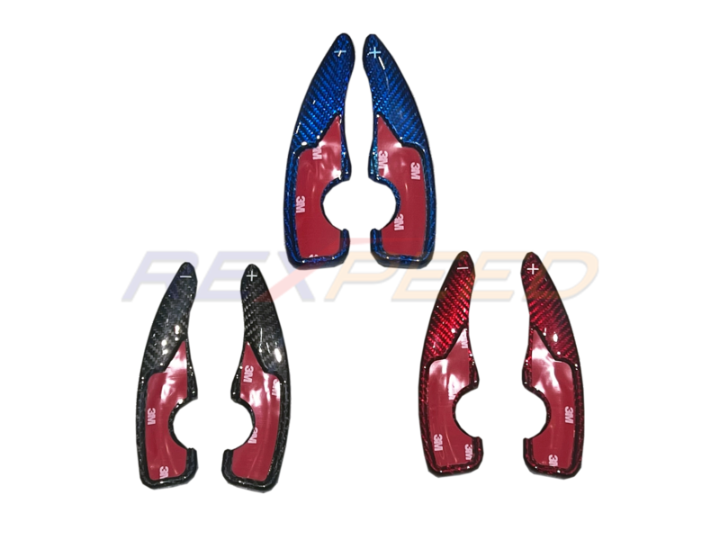 Rexpeed FRS / BRZ 2017+ / GR86 / BRZ 2022+ Dry Carbon Shift Paddles Extension -Red