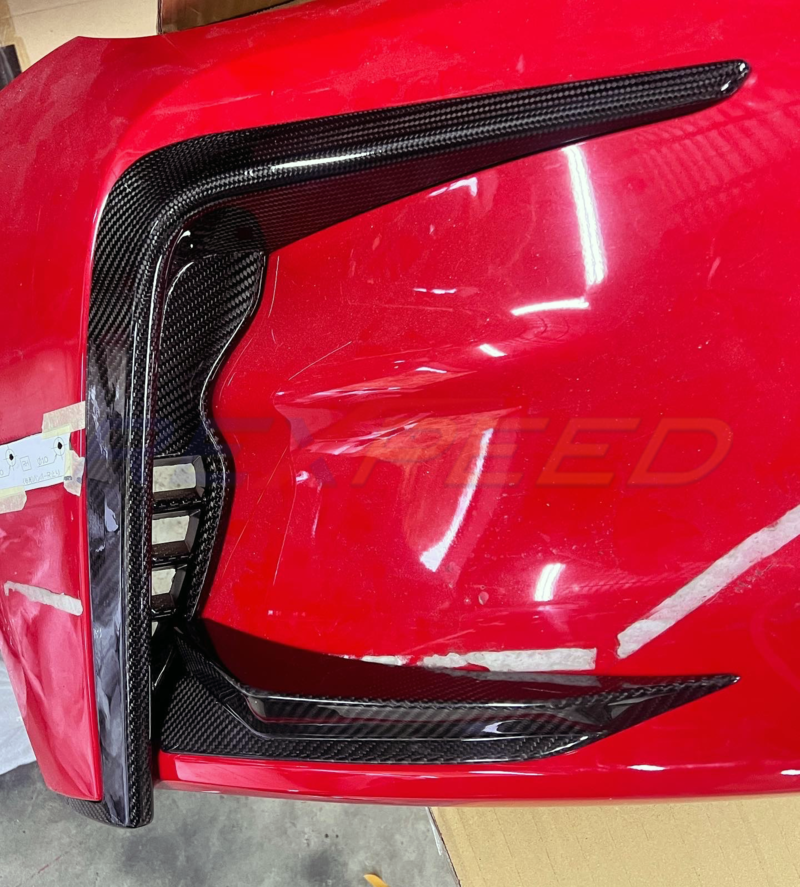 Rexpeed GR86 Dry Carbon Front Side Lower Duct Fin-Gloss
