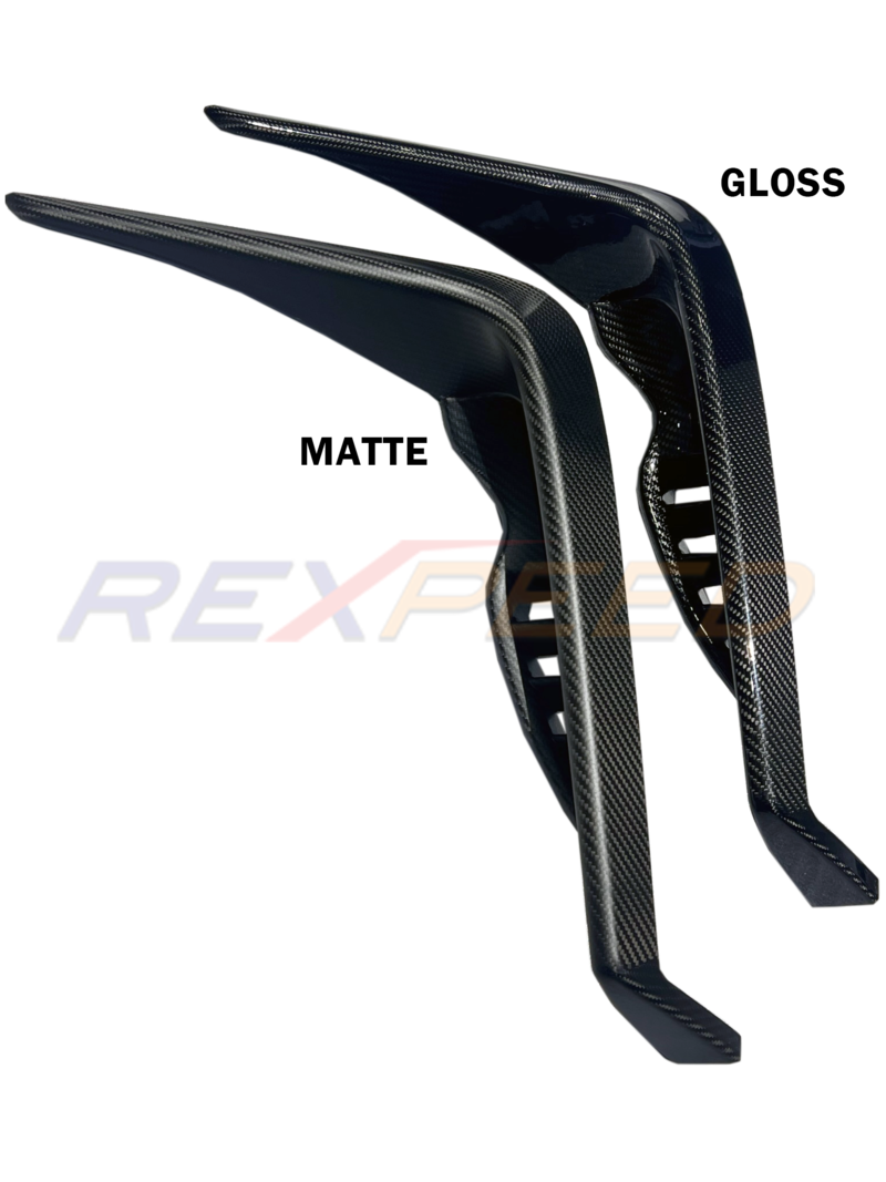 Rexpeed GR86 2022+ Dry Carbon Front Side Duct Cover -Matte