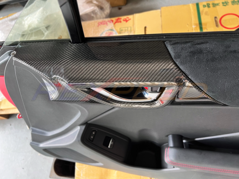Rexpeed GR86 / BRZ 2022+ Dry Carbon Door Trim Cover Set