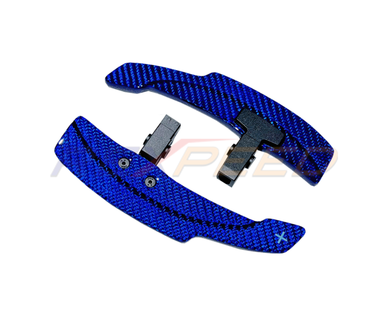 Rexpeed FRS / BRZ 2017+ / GR86/BRZ 2022+ AT Dry Carbon Shift Paddles Full Replacement-Blue
