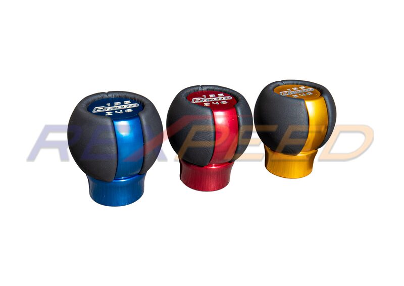 Rexpeed GR86 / BRZ 2022+ Black Leather Aluminum Shift Knob