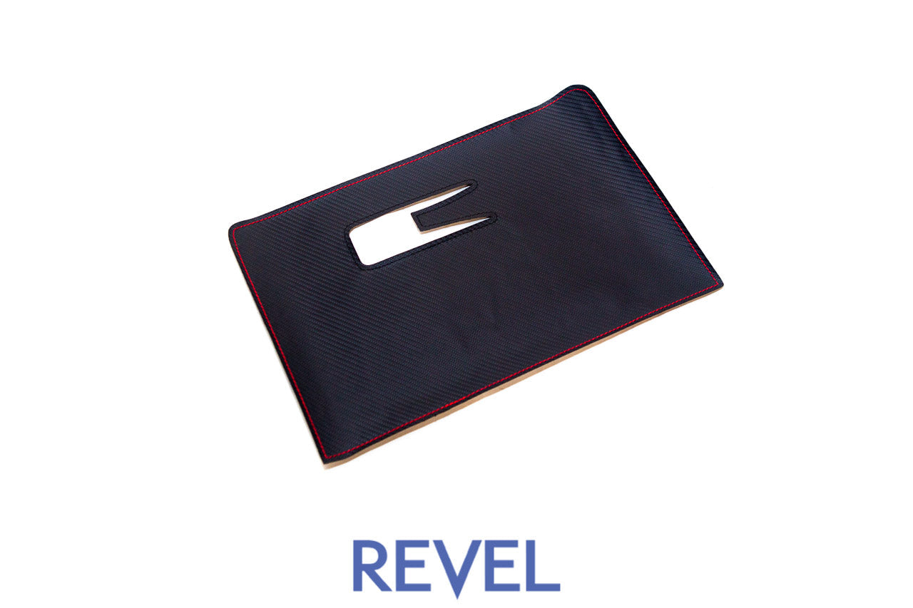Revel 2022 GR86/BRZ GT Design Glove Box Cover | Red Stitch 1 Piece | 1TR5GDCS01GR