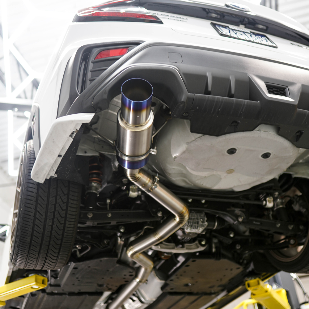 JDMuscle 2022-23 WRX Extreme Titanium Single Exit Catback Exhaust | JDM-WRX22-CBS-TI