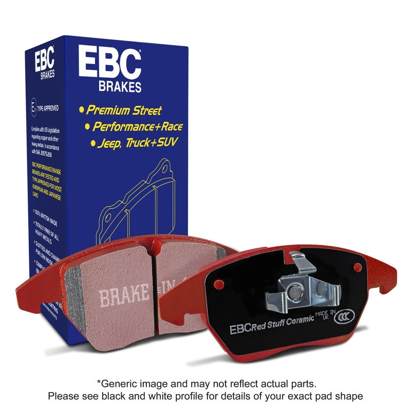 EBC Redstuff Rear Brake Pads - 22-26 Elantra N / 19-22 Veloster N