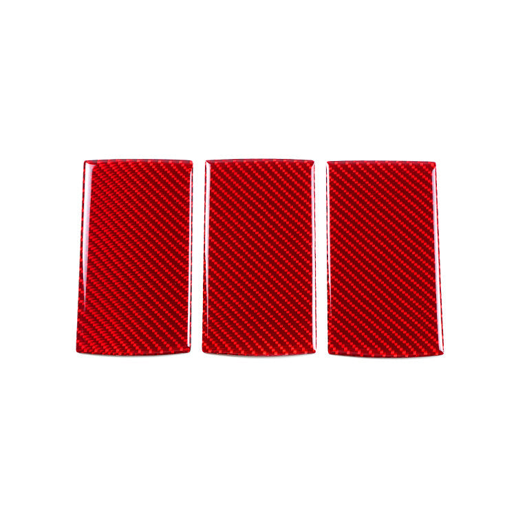 JDMuscle 22-25 WRX P&S Series Carbon Fiber Car Seat Hook Covers 3 PC| Black Carbon Fiber/ Red Carbon Fiber