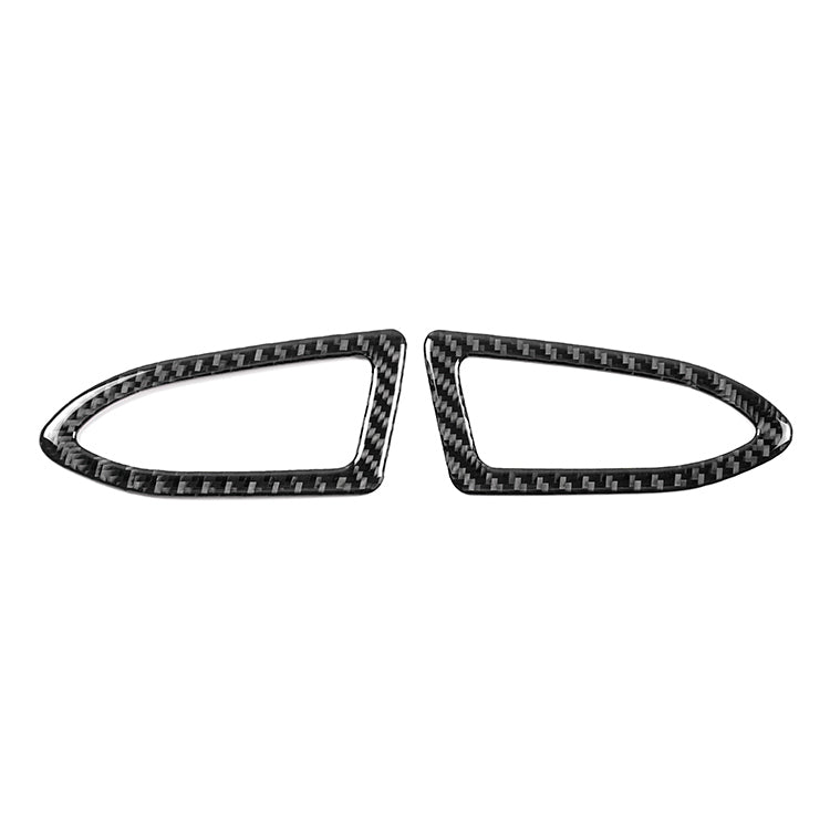 JDMuscle 22-25 WRX P&S Series Carbon Fiber Dash AC Trim 2 PC | Black Carbon Fiber/ Red Carbon Fiber