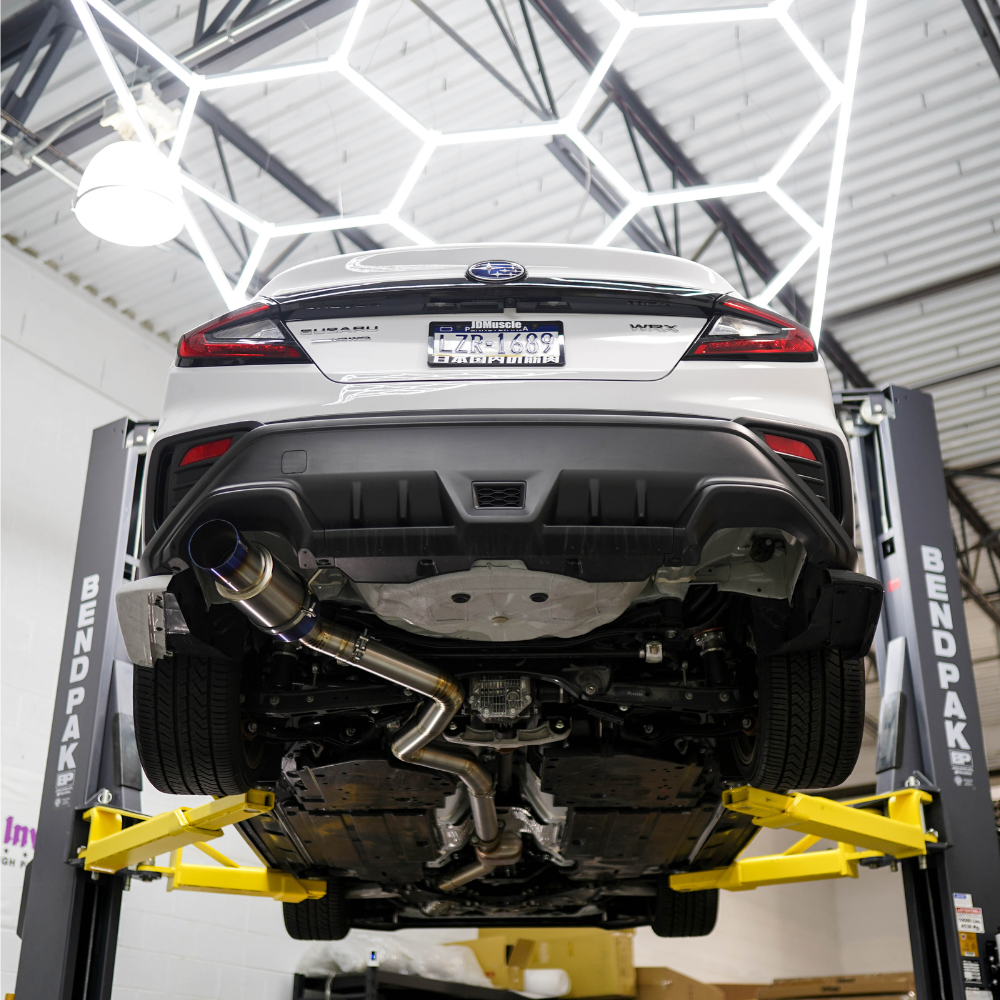 JDMuscle 2022-23 WRX Extreme Titanium Single Exit Catback Exhaust | JDM-WRX22-CBS-TI