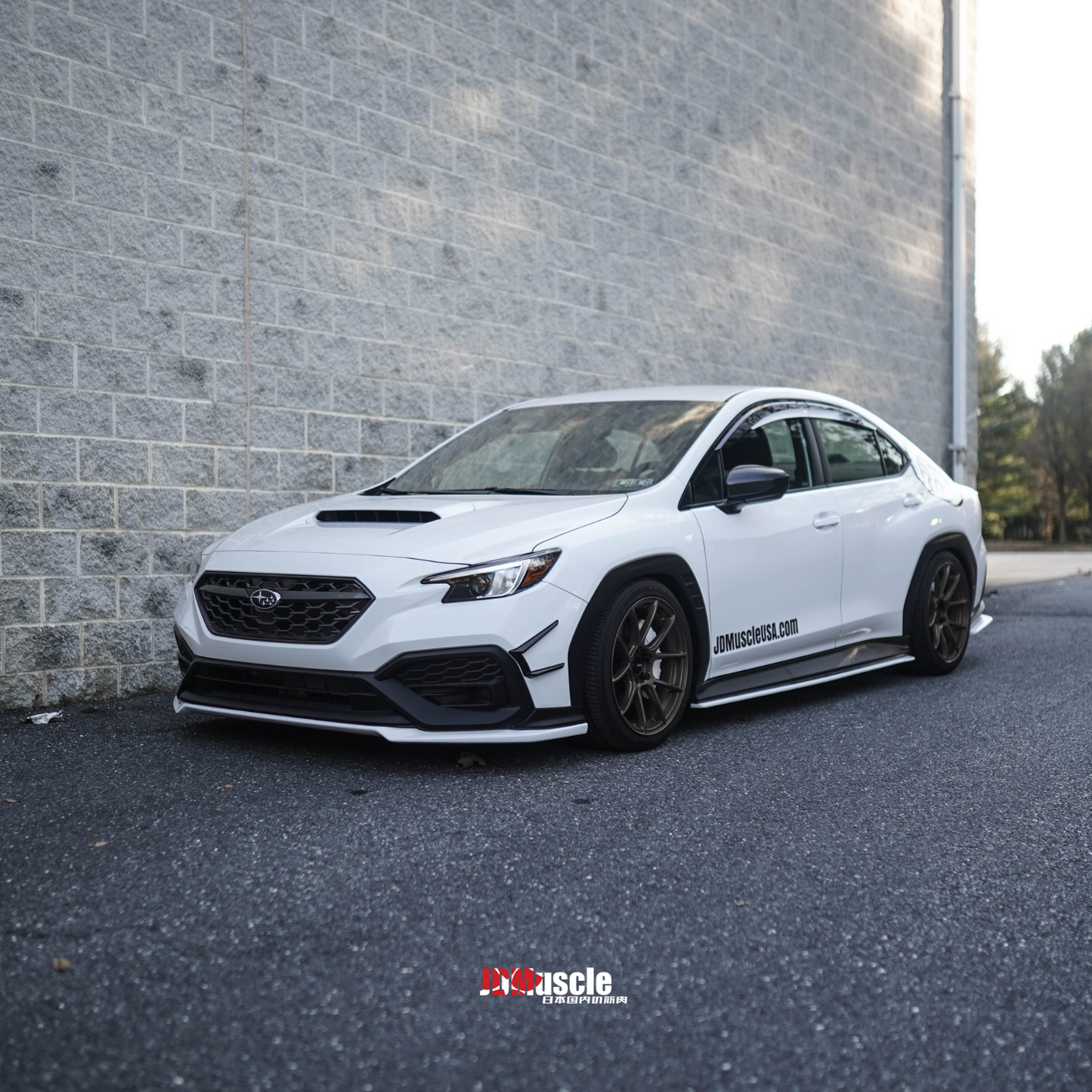 JDMuscle 2022-23 WRX Rain Guard V1 - Paint Matched | JDM-WRX22-RG1