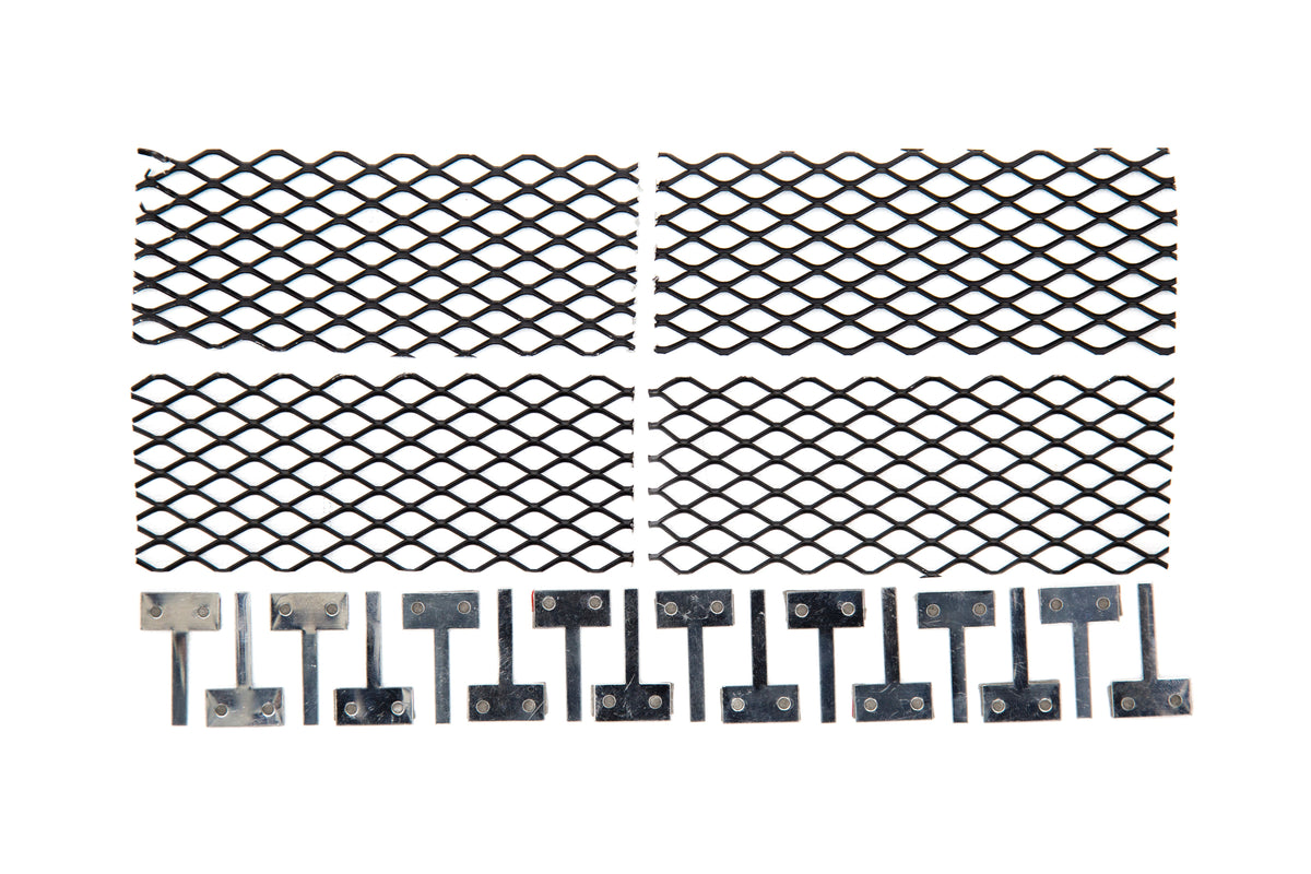 OLM S207 Style Paint Matched Rear Bumper Vent Inserts - Galaxy Blue Pearl - 2015-2021 Subaru WRX / STI