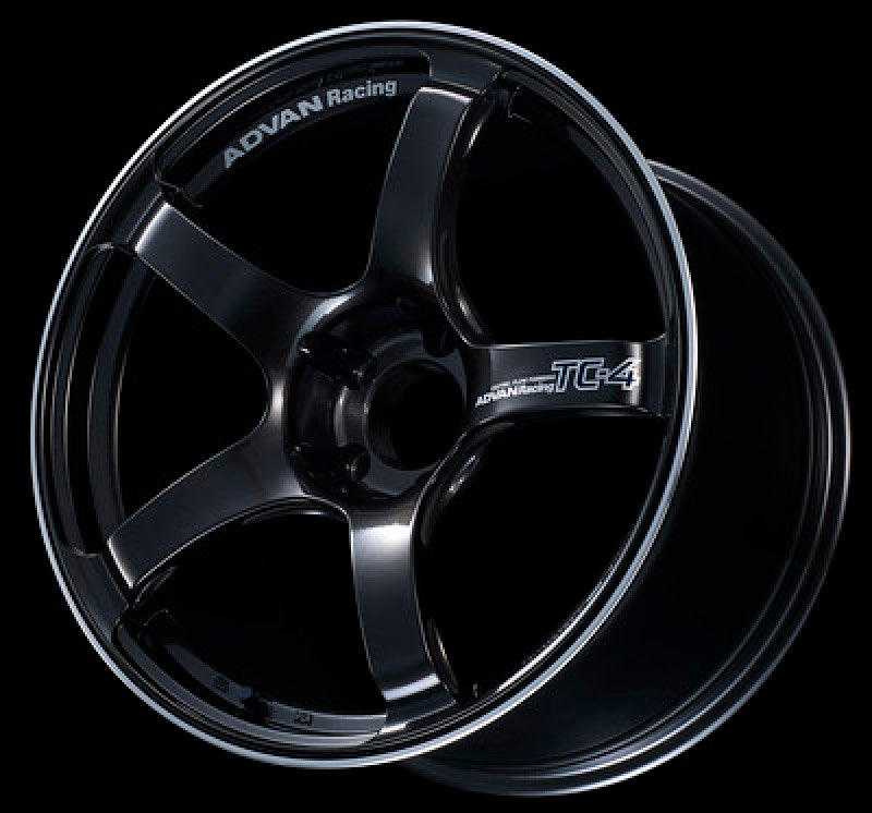 Advan TC4 17x7.5 +35 4x100 Black Gunmetallic and Ring Wheel