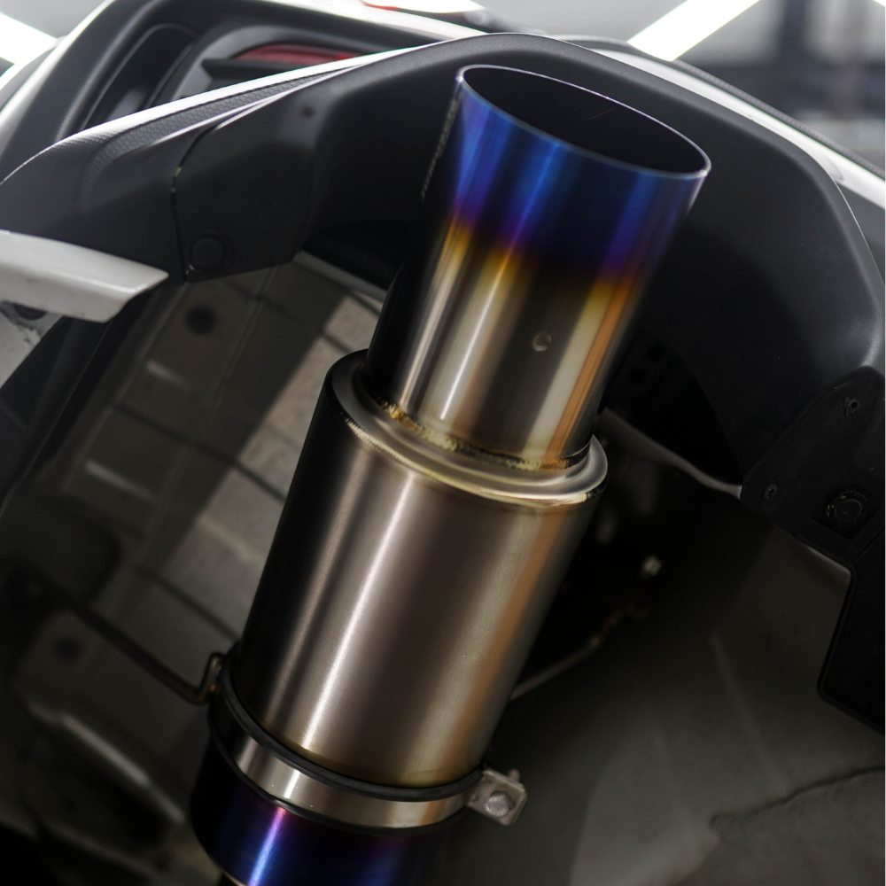 JDMuscle 2022-23 WRX Extreme Titanium Single Exit Catback Exhaust | JDM-WRX22-CBS-TI