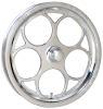 Weld Magnum Frontrunner 17x2.15 / Anglia Spindle / 0 BS - Polished - Non-BL Wheel