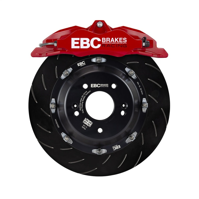 EBC Racing Red Apollo-4 Calipers 355mm Rotors Front Big Brake Kit - 2022-2026 Hyundai Elantra N