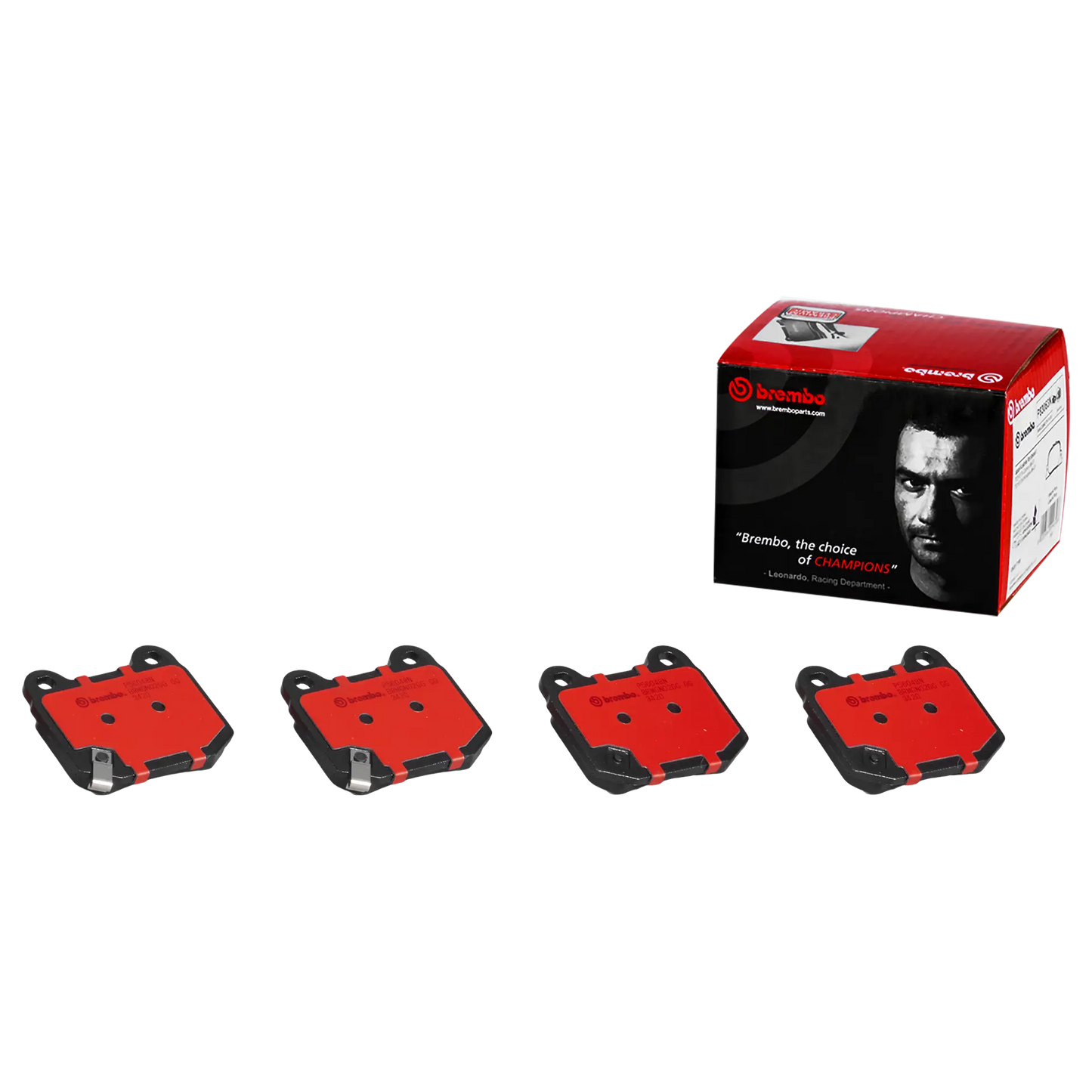 Brembo 17-20 Subaru BRZ Premium NAO Ceramic OE Equivalent Pad - Rear