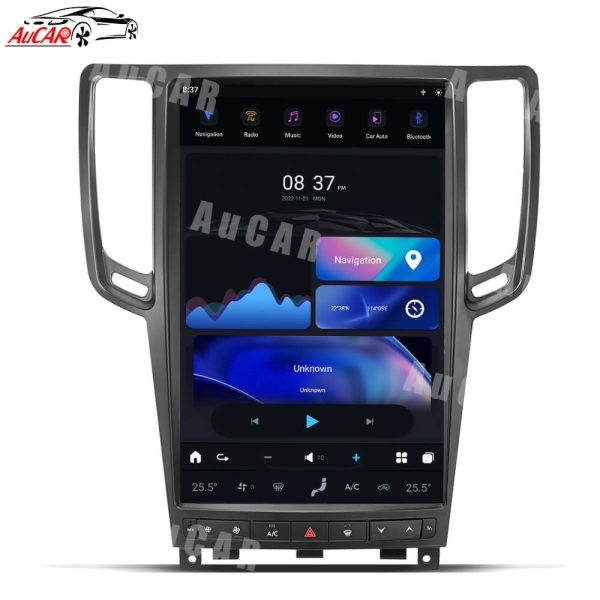 AuCar Tesla Android 11 14.4″ Car Radio GPS Navigation For Infiniti G37 2007-2013 Car Multimedia Stereo Player Car Video