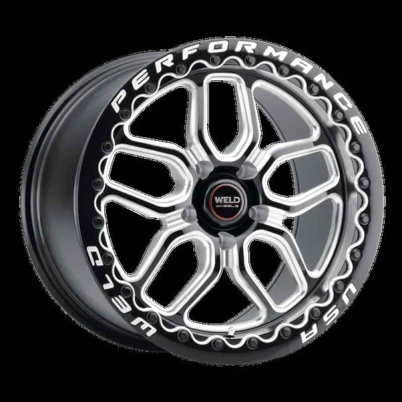 Weld Laguna Bead Lock Wheel - 18x10 / 5x114.3 / ET45 / 78.1 CB - Gloss Black