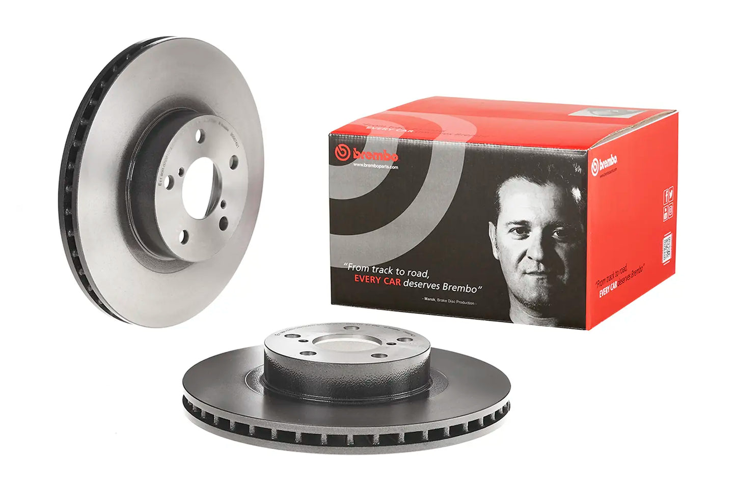 Brembo 13-15 Subaru BRZ/2000 Outback Front Premium UV Coated OE Equivalent Rotor