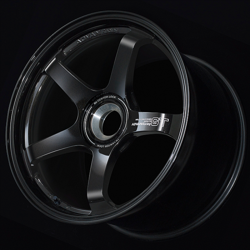 Advan GT for Porsche 19x8.5 / +50 Offset / 5x130 / 71.6mm Bore / Racing Titanium Black