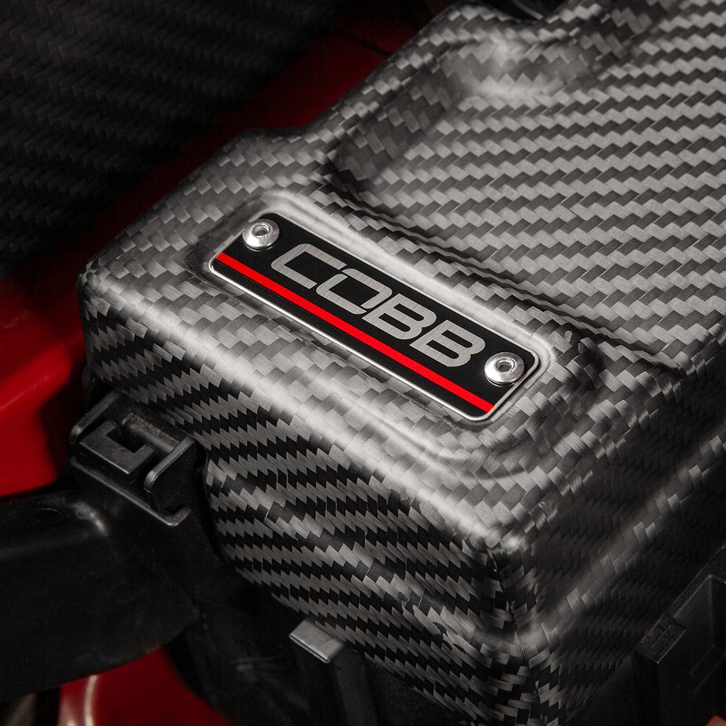 COBB 22-26 Subaru WRX Redline Matte Carbon Fiber Fuse Cover (Passenger Side)