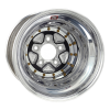 Weld Alumastar Pro 16x16 / 5x5.5 / 5 BS / 3.5 HB - Black Center - Polished Shell - DBL Wheel