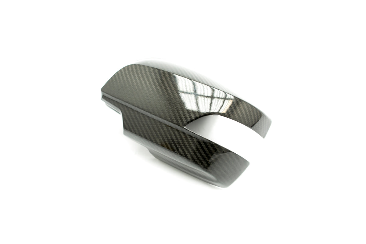 OLM LE Dry Carbon Fiber Full Mirror Covers (With Turn Signal Hole) - 2015-2021 Subaru WRX / STI
