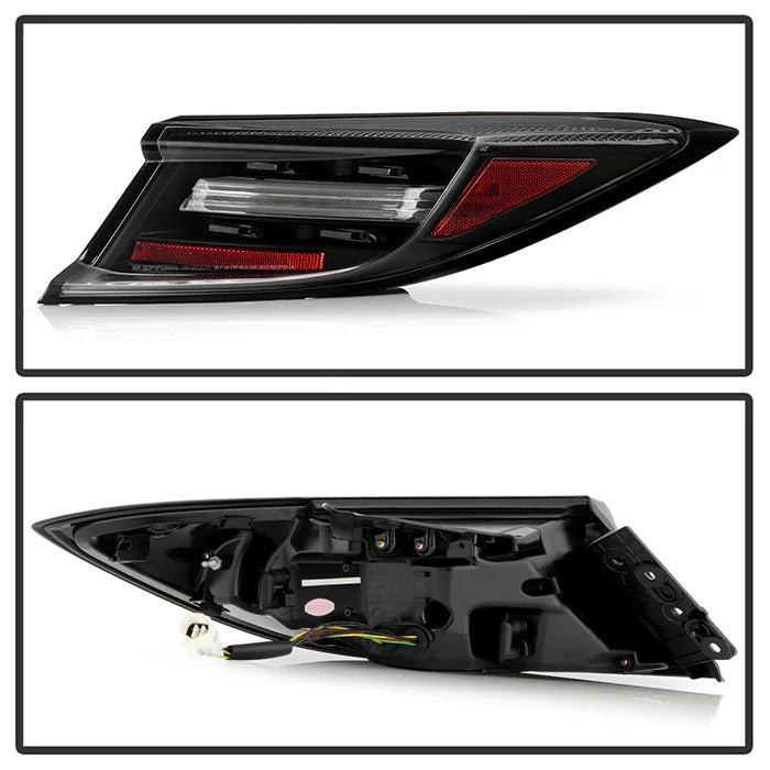 Toyota GR86 2022 - 2024 / Subaru BRZ 2022 - 2024 2DR Coupe Full LED Tail Lights - Sequential LED Turn Signal Light - Black