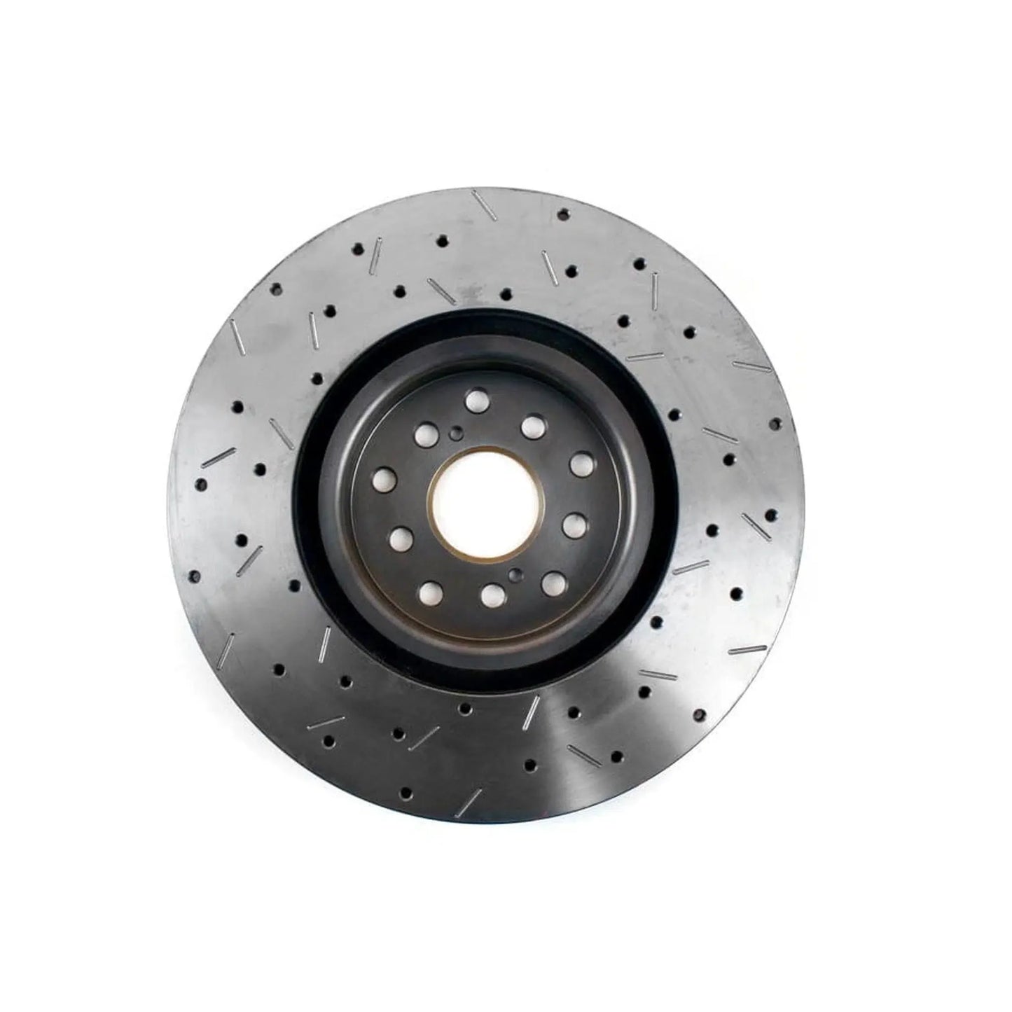DBA 04-12 Subaru STi/2017 BRZ w/Perf. Pkg. 10 Stud Hole Front Drilled & Slotted 4000 Series Rotor