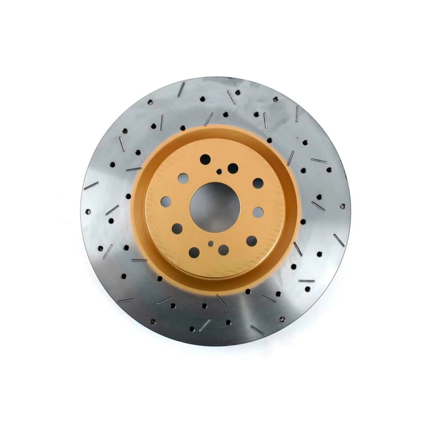 DBA 04-12 Subaru STi/2017 BRZ w/Perf. Pkg. 10 Stud Hole Front Drilled & Slotted 4000 Series Rotor