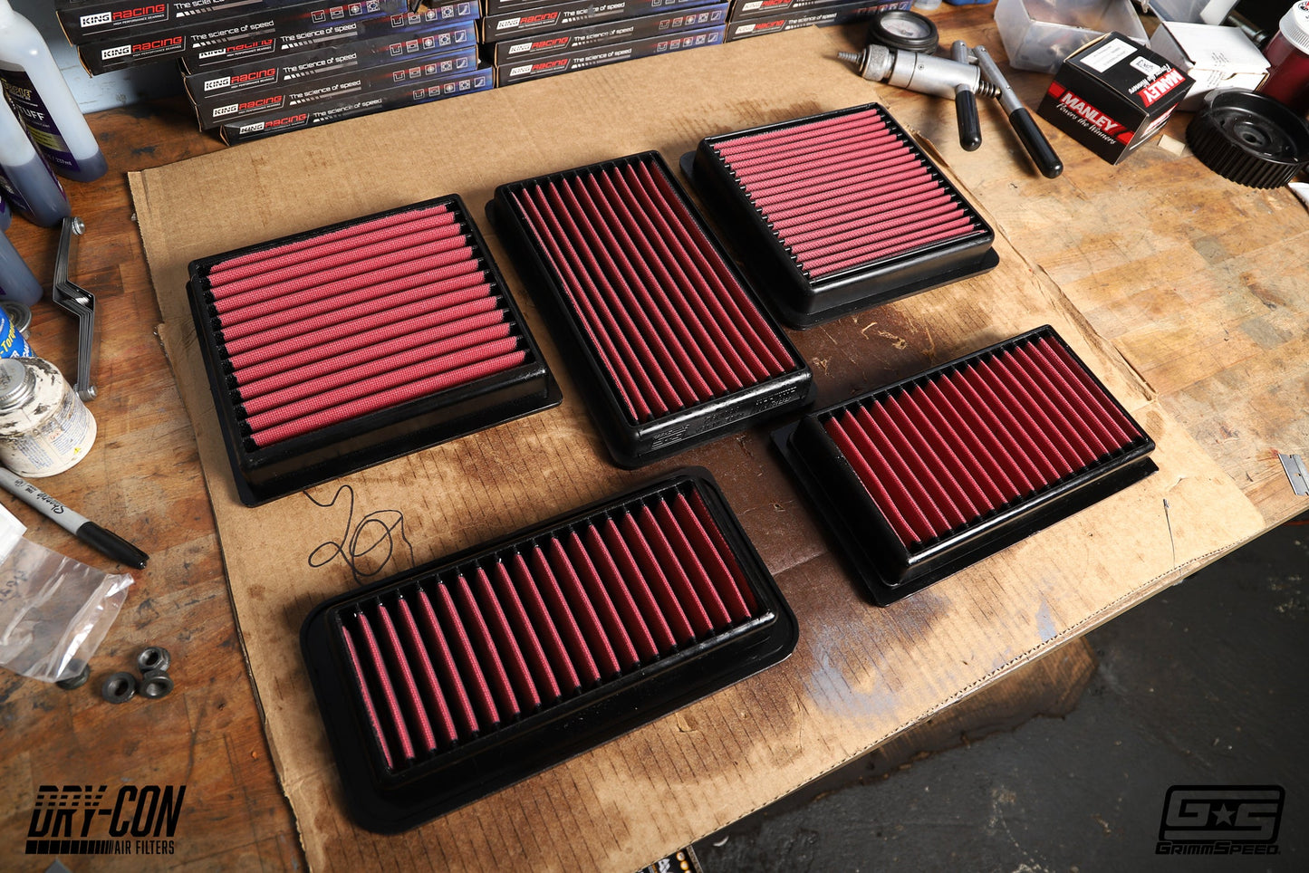 GrimmSpeed Dry-Con Performance Panel Air Filter Subaru BRZ 2012-21 MT / BRZ 2017-2019 AT | 060094
