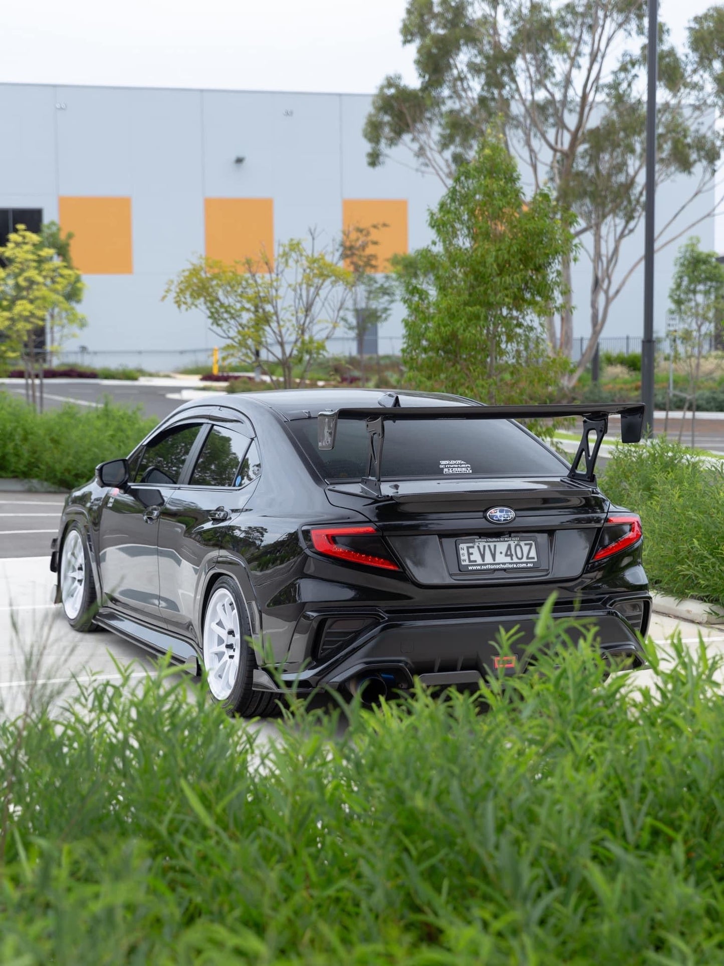 JDMuscle 22-25 WRX VS Style Full Carbon Fiber Euro GT Wing