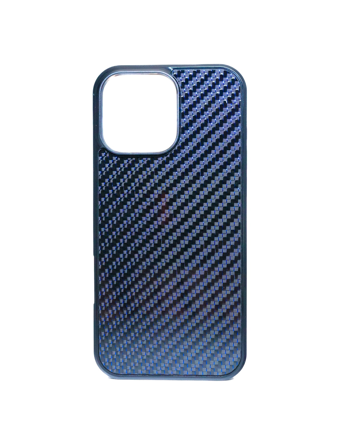 iPhone Blue Carbon Fiber Case MagSafe