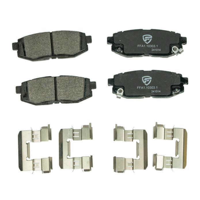 FactionFab Rear Brake Pads V2 WRX 2022+ / BRZ 2013-2022 / Scion FR-S 2013-2016 / Toyota 86 2017-2020 | 1.10303.1