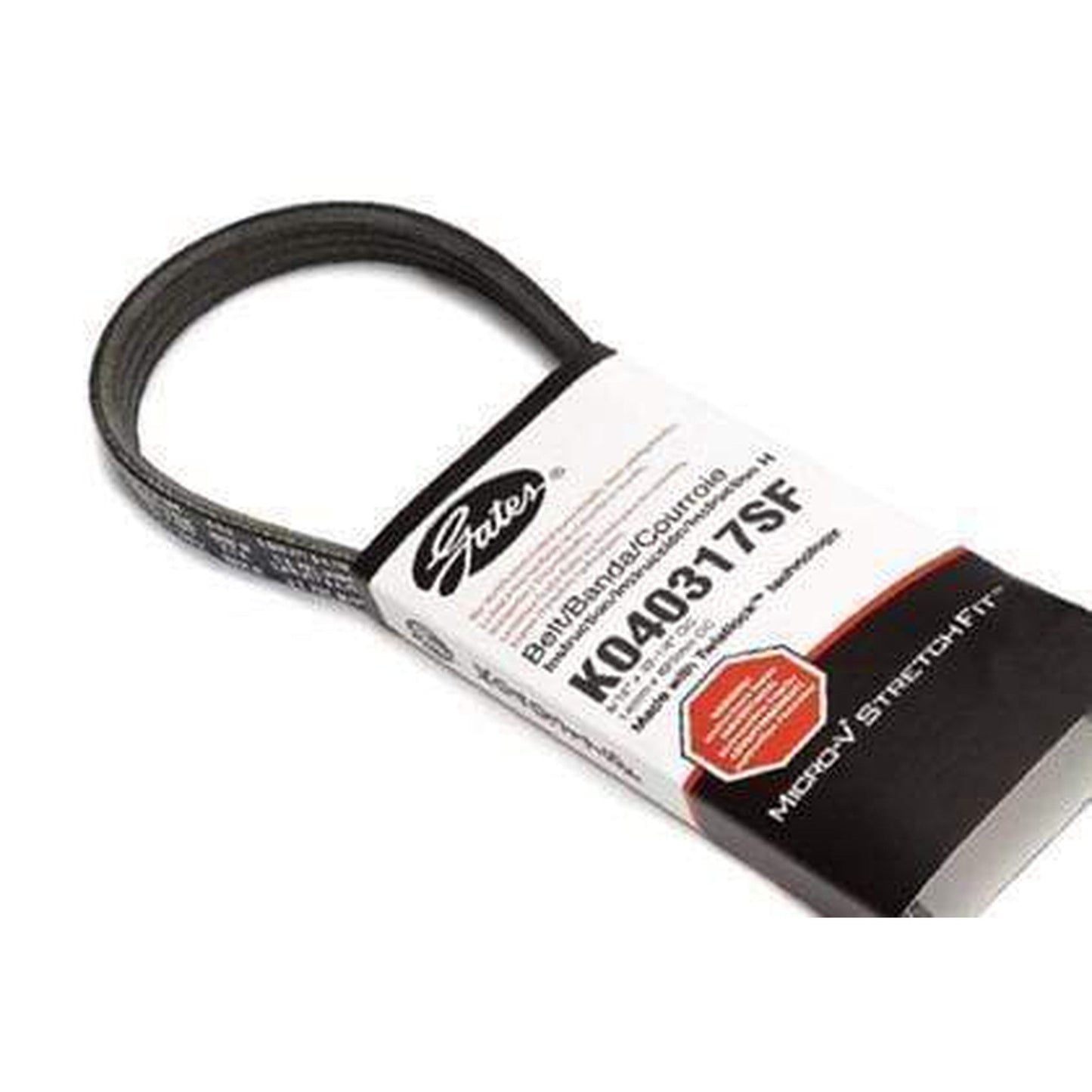 Gates Micro-V Stretch A/C Belt Subaru WRX 2008-2014 2008-2021 STi | K040317SF