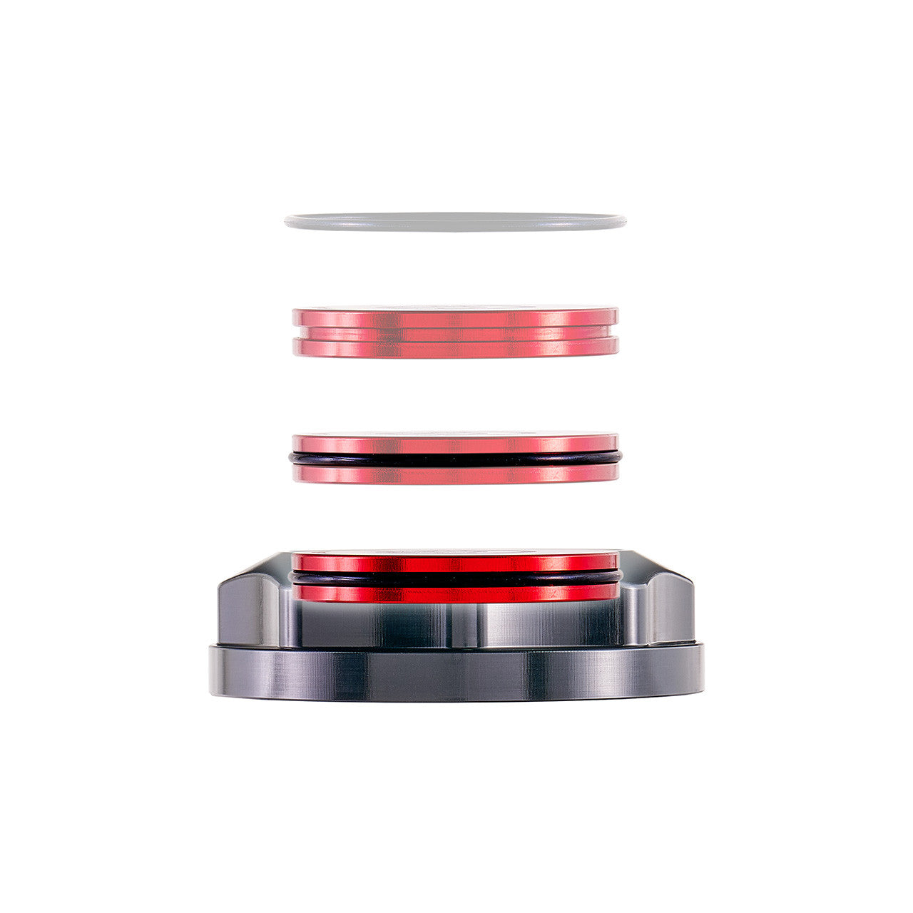 IAG Revolve Washer Fluid Reservoir Cap w/ Anodized Color Accent Red Subaru WRX 22-25 / BRZ 13-25 | IAG-ACC-5310BKRD