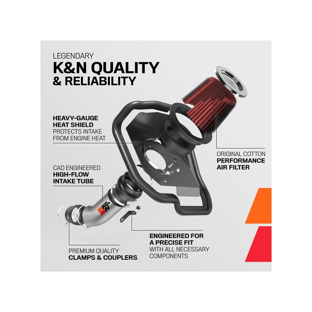 K&N 22-24 BRZ/GR86 2.4L Typhoon Performance Air Intake System | 69-8624TC