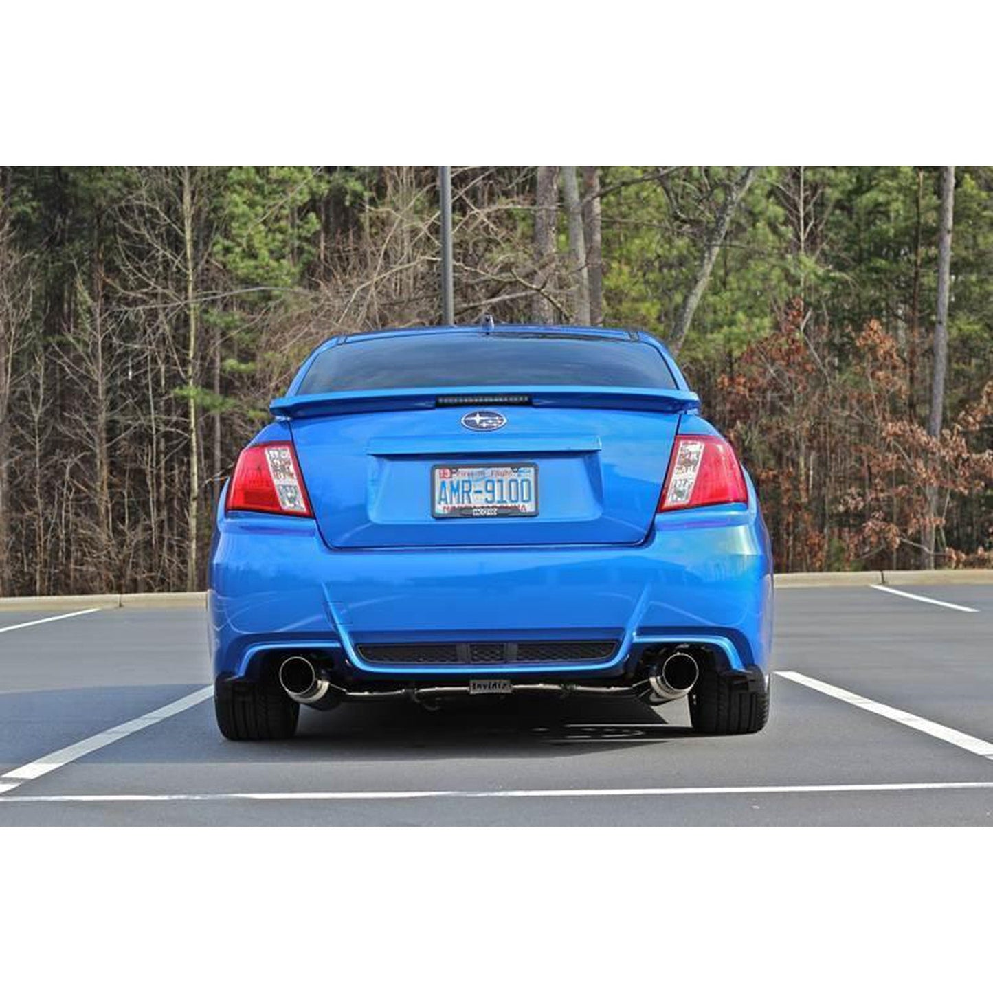 Invidia Dual N1 Stainless Steel Tips Cat Back Exhaust Subaru WRX / STI Sedan 2011-2014 | HS11STIGTP