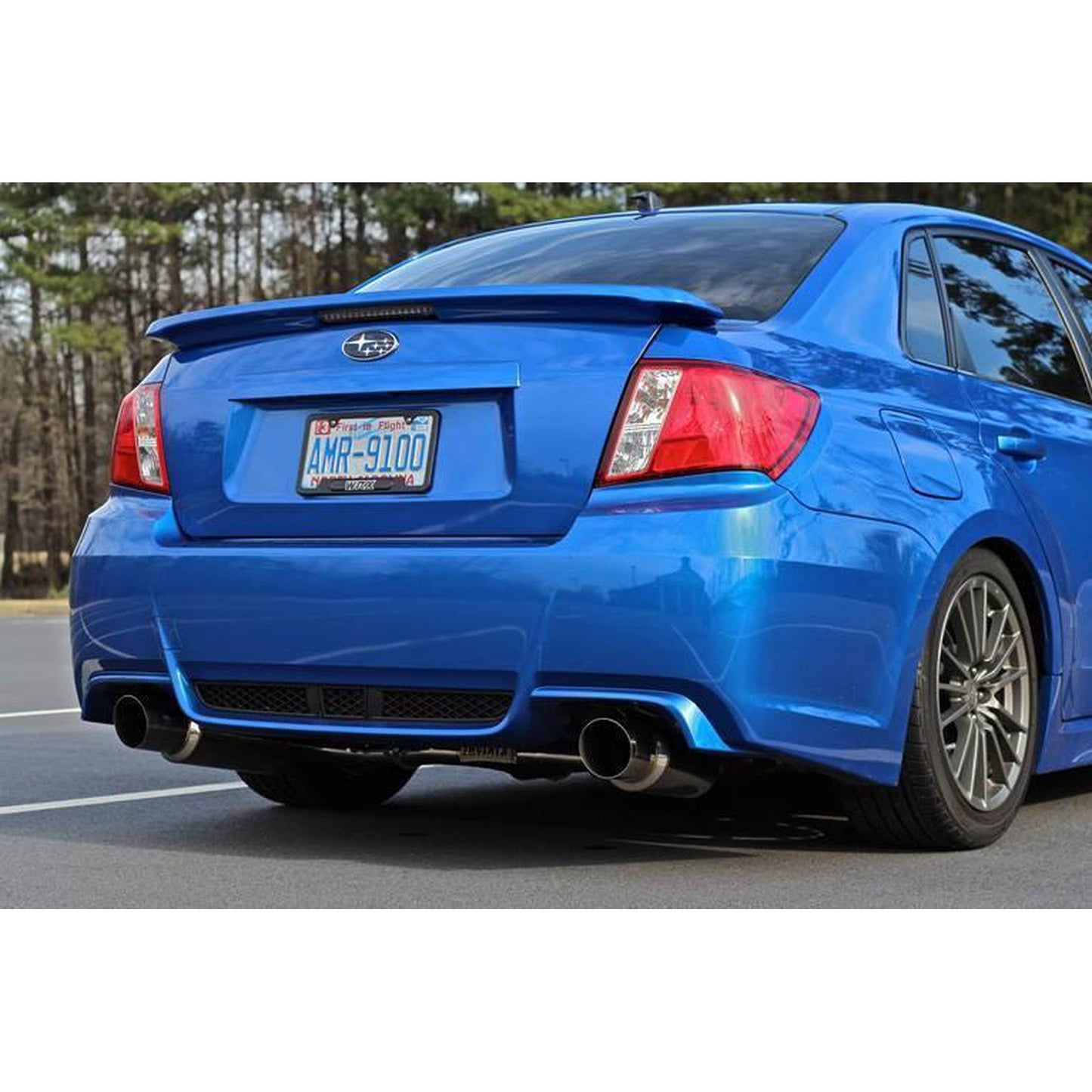 Invidia Dual N1 Titanium Tip CatBack Exhaust Subaru WRX / STI Sedan 2008-2014 | HS11STIGTT
