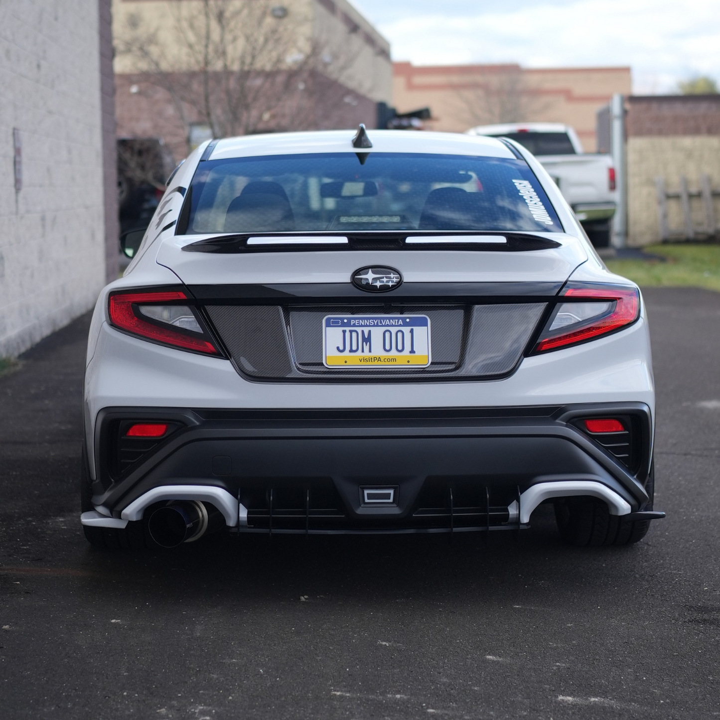 JDMuscle 22-25 WRX Carbon Fiber Duck Bill V8