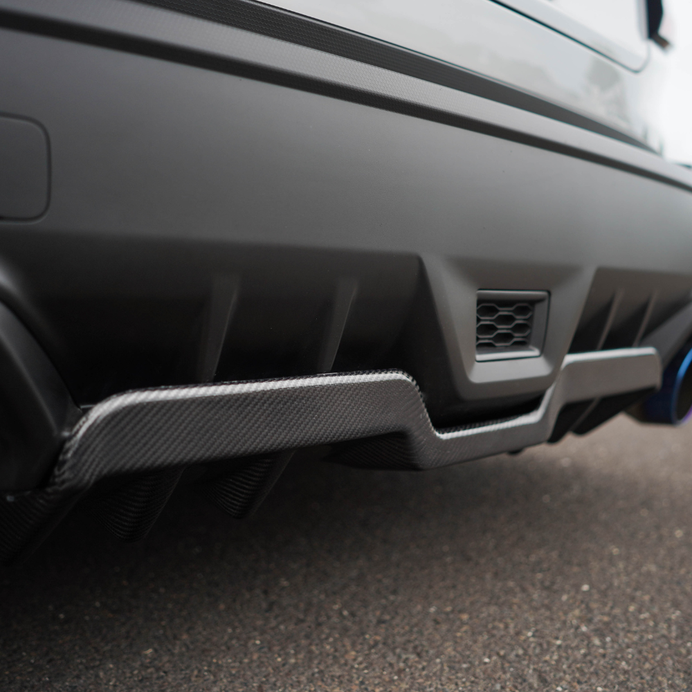 JDMuscle 22-25 WRX Tanso Carbon Fiber Rear Diffuser V1