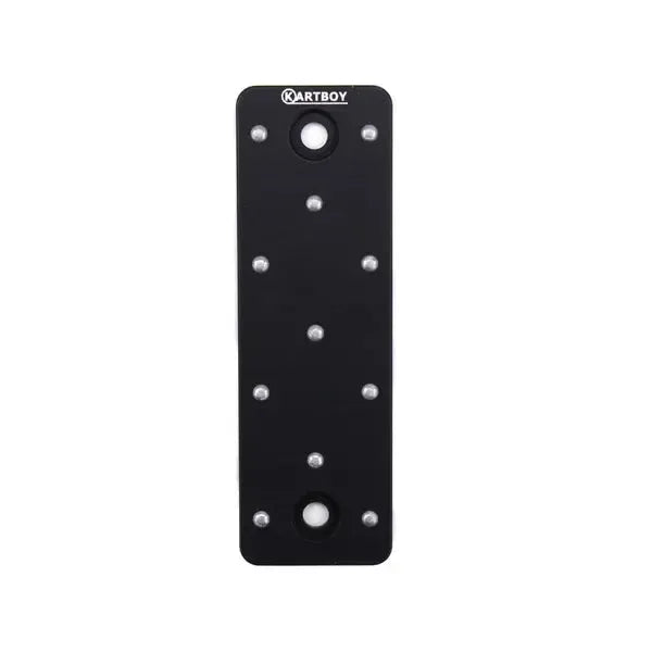 Kartboy Subaru Dead Pedal Black Anodized | KB-100-PEDL-BLK