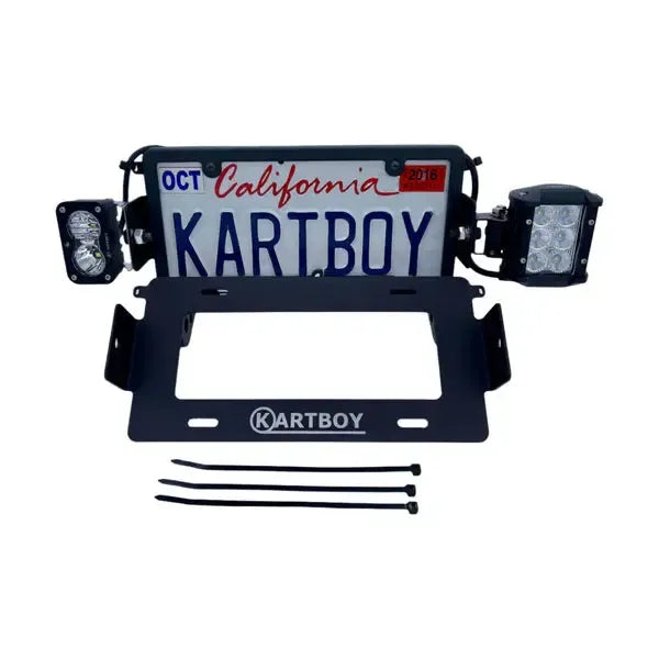 Kartboy Subaru License Plate Light Mount - Black | KB-055-PL-LIGHT