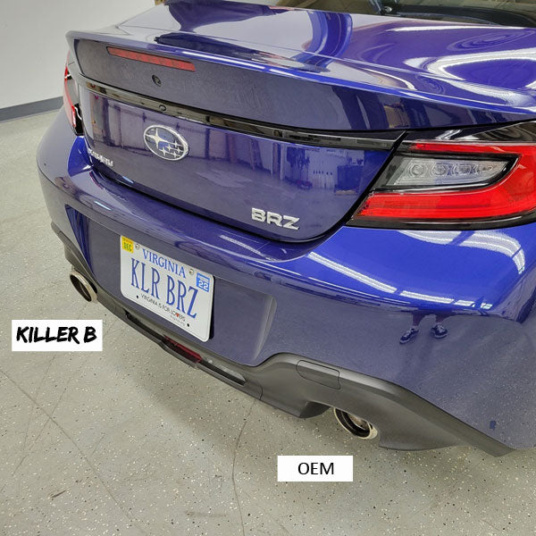 Killer B Motorsport 2017 To 2022+ Subaru BRZ And Toyota GR86 Tip Extenders