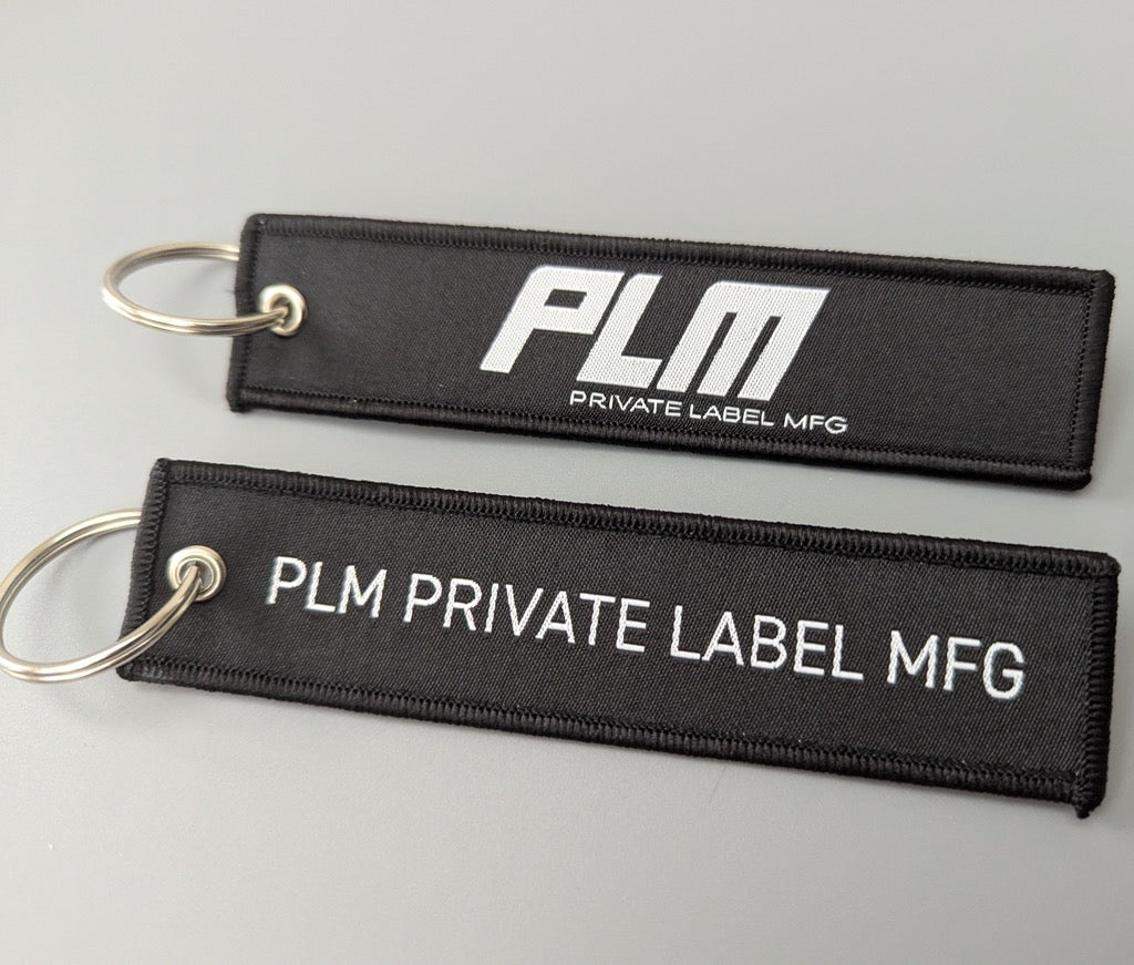 PLM Keychain Jet Tag