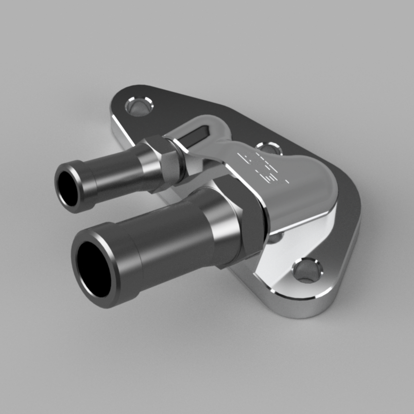 Precision Works Coolant Breather Fitting Assembly 2015+ WRX FA20 DIT