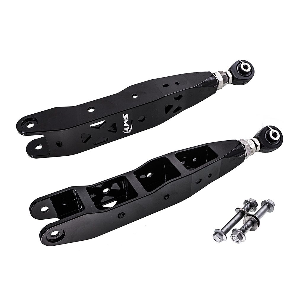 SMY Stealth Pillow Ball CNC Aluminum Adjustable Rear Control Arm / Toe Kit 2008-2021 WRX / STI | SMY-SUS-CTK-CNC-GR