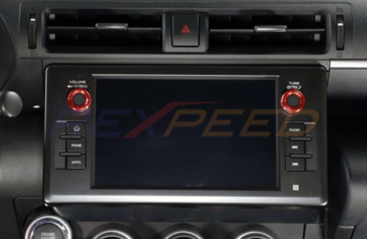 Rexpeed GR86 / BRZ 2022+ Alloy Audio Volume and AC Knob Cover